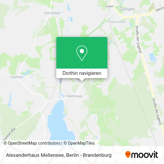 Alexanderhaus Mellensee Karte
