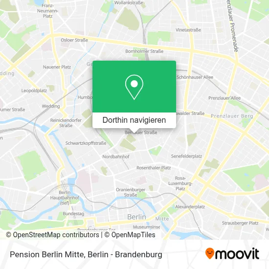Pension Berlin Mitte Karte