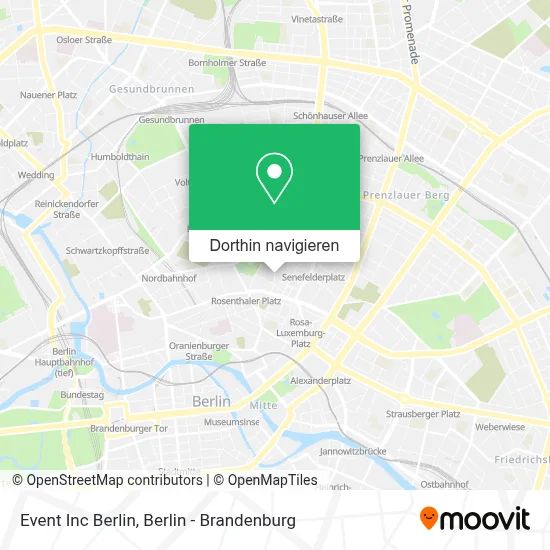 Event Inc Berlin Karte