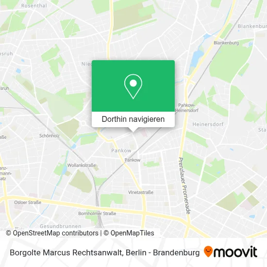 Borgolte Marcus Rechtsanwalt Karte