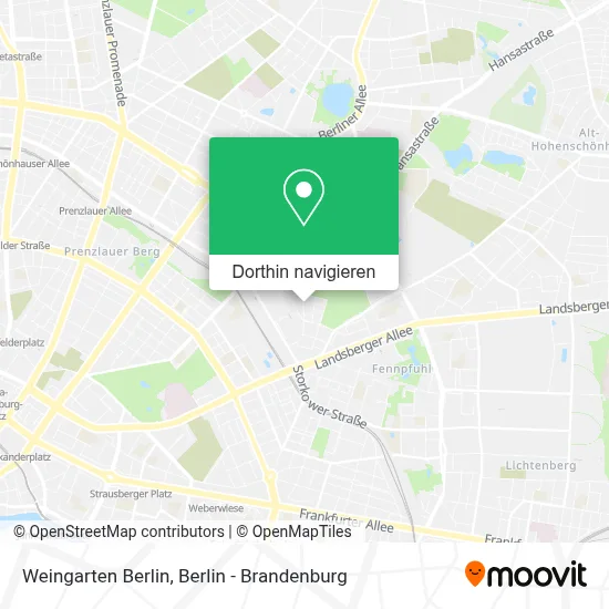 Weingarten Berlin Karte