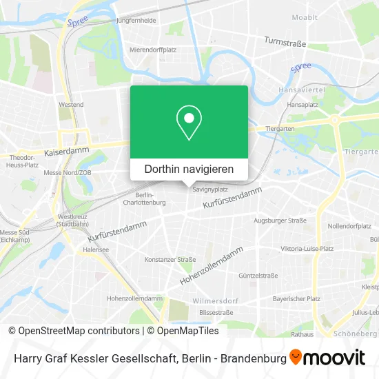 Harry Graf Kessler Gesellschaft Karte