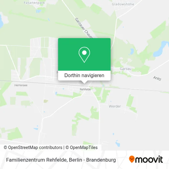Familienzentrum Rehfelde Karte