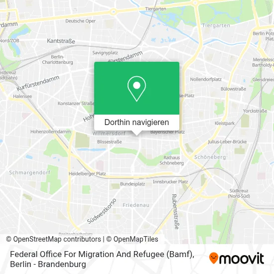 Federal Office For Migration And Refugee (Bamf) Karte
