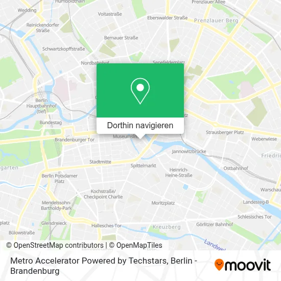 Metro Accelerator Powered by Techstars Karte