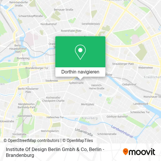 Institute Of Design Berlin Gmbh & Co Karte