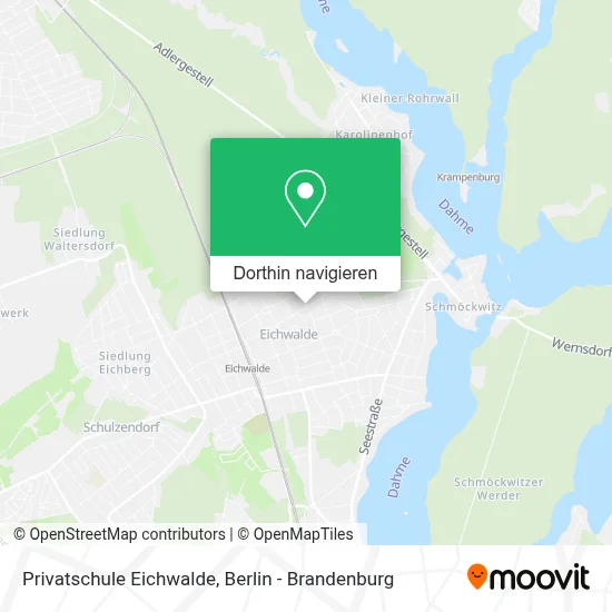 Privatschule Eichwalde Karte