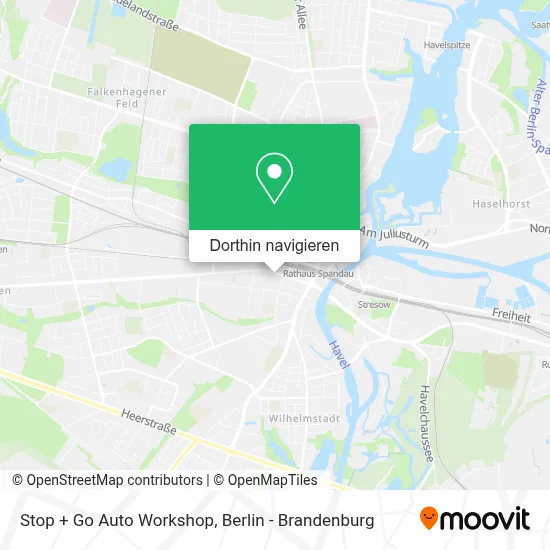 Stop + Go Auto Workshop Karte