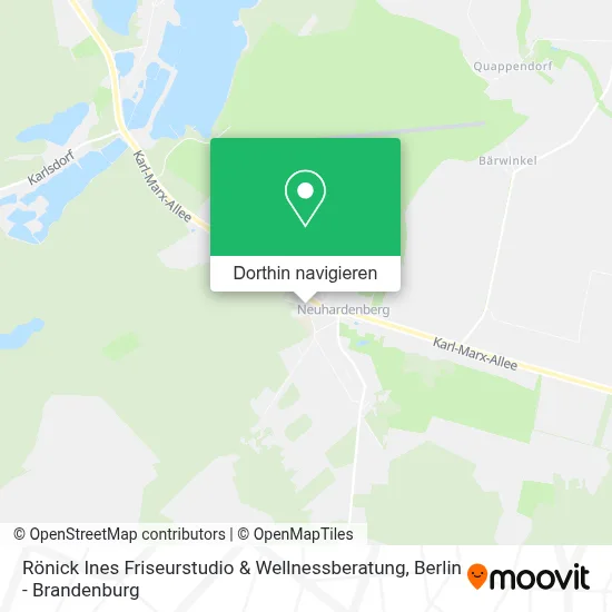 Rönick Ines Friseurstudio & Wellnessberatung Karte