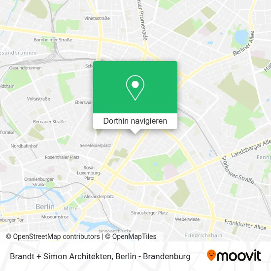 Brandt + Simon Architekten Karte