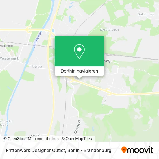 Frittenwerk Designer Outlet Karte