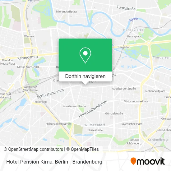 Hotel Pension Kima Karte