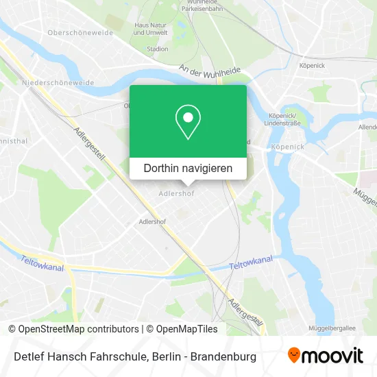 Detlef Hansch Fahrschule Karte