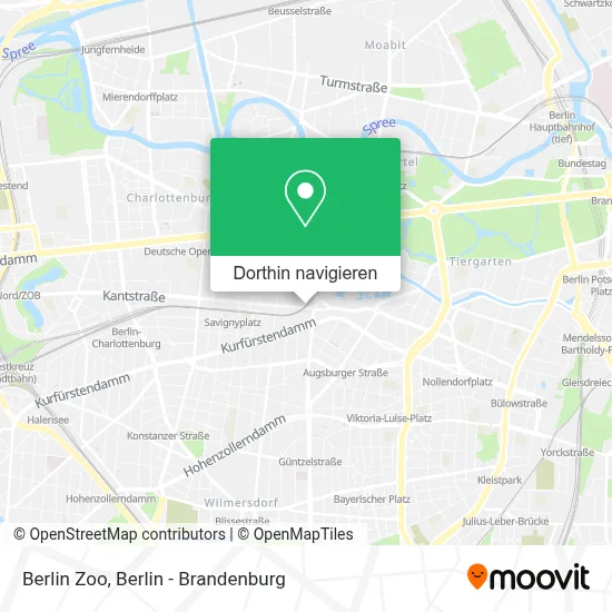 Berlin Zoo Karte