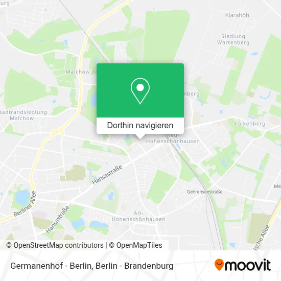 Germanenhof - Berlin Karte