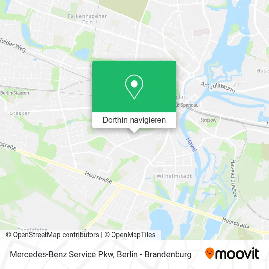 Mercedes-Benz Service Pkw Karte
