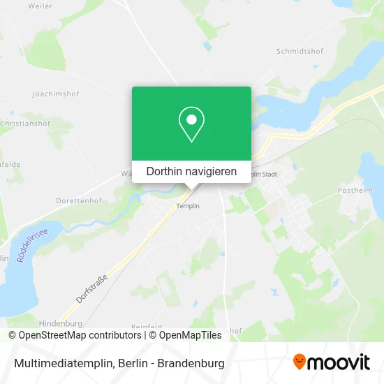 Multimediatemplin Karte