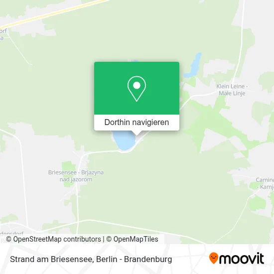 Strand am Briesensee Karte