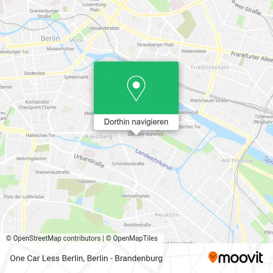 One Car Less Berlin Karte