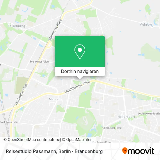 Reisestudio Passmann Karte