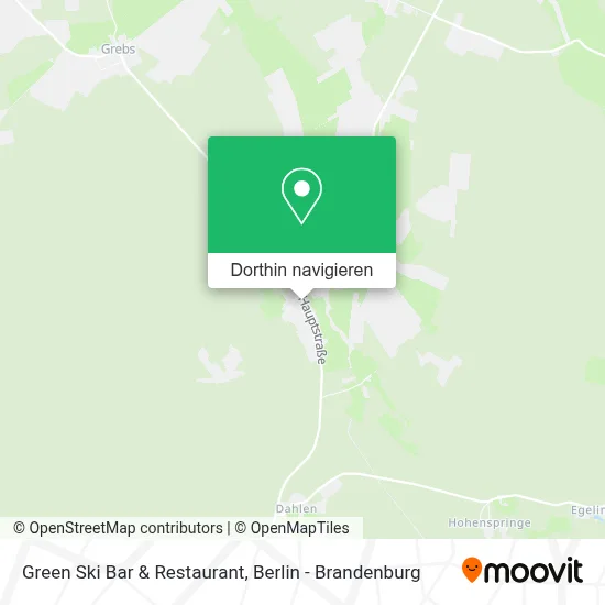 Green Ski Bar & Restaurant Karte
