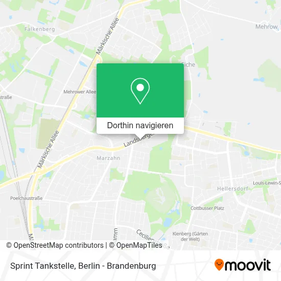 Sprint Tankstelle Karte