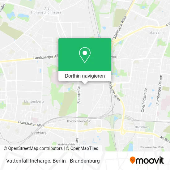 Vattenfall Incharge Karte
