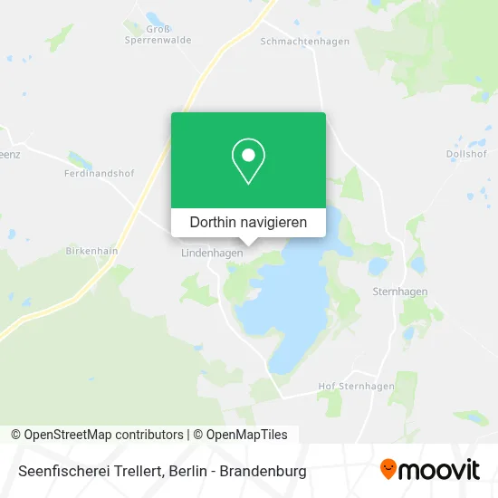 Seenfischerei Trellert Karte