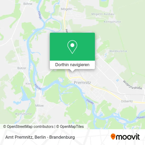 Amt Premnitz Karte
