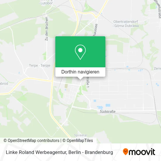Linke Roland Werbeagentur Karte