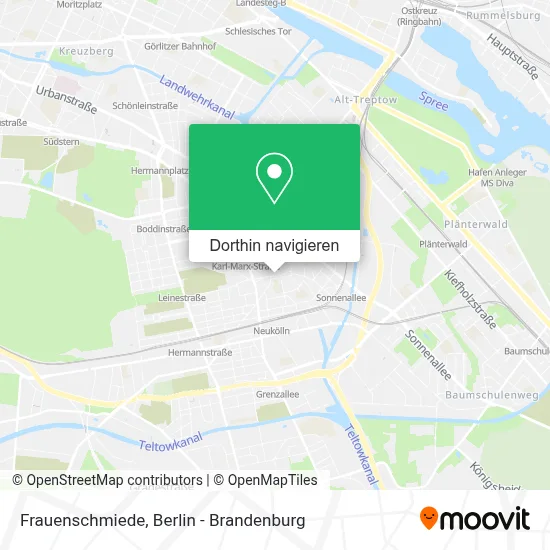 Frauenschmiede Karte