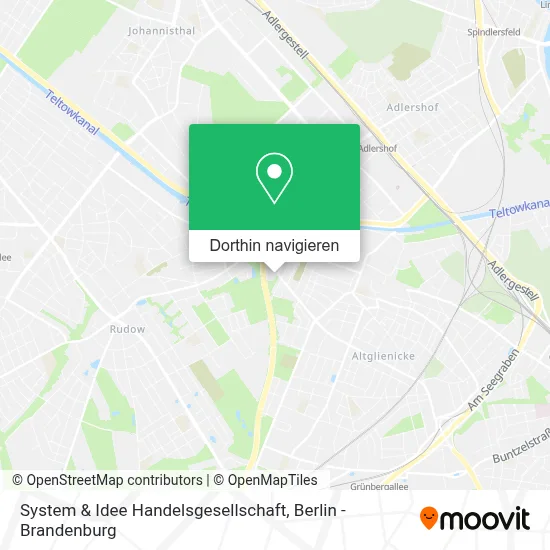 System & Idee Handelsgesellschaft Karte