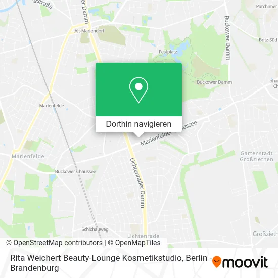 Rita Weichert Beauty-Lounge Kosmetikstudio Karte
