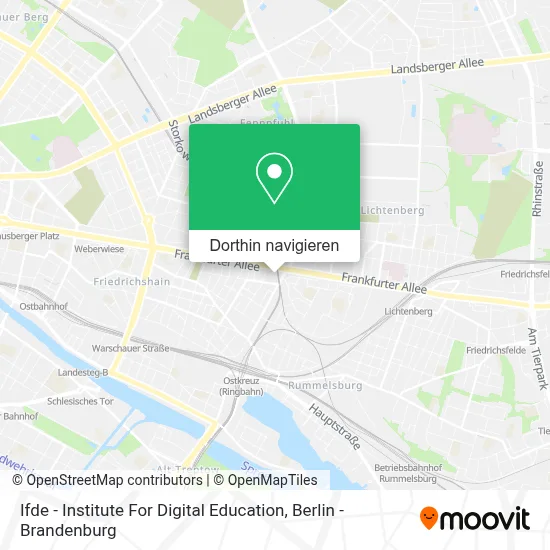 Ifde - Institute For Digital Education Karte