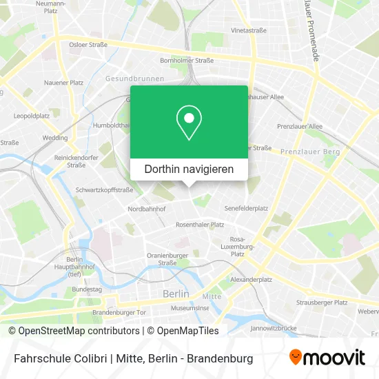 Fahrschule Colibri | Mitte Karte