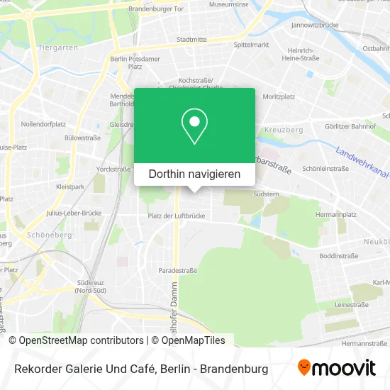 Rekorder Galerie Und Café Karte