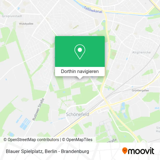 Blauer Spielplatz Karte