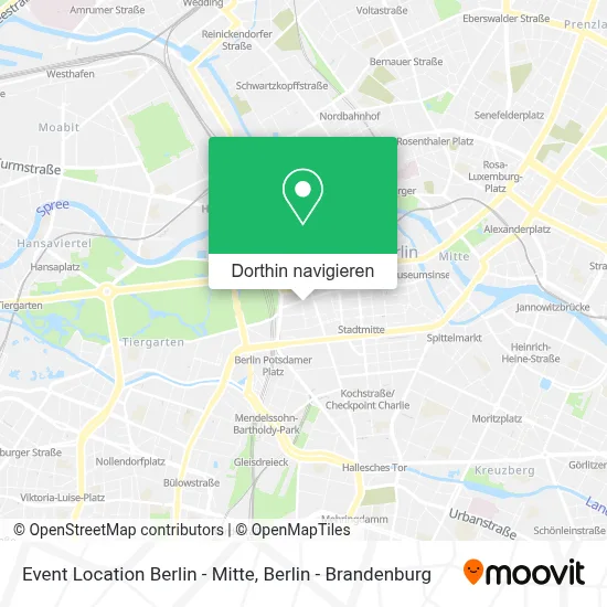 Event Location Berlin - Mitte Karte