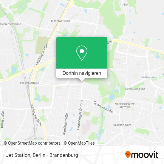 Jet Station Karte