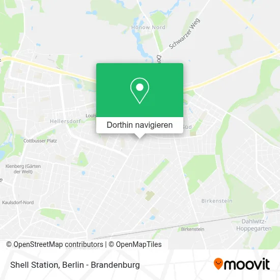 Shell Station Karte