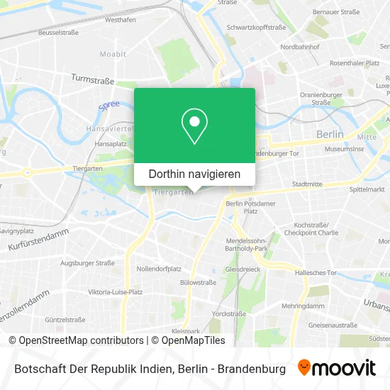 Botschaft Der Republik Indien Karte