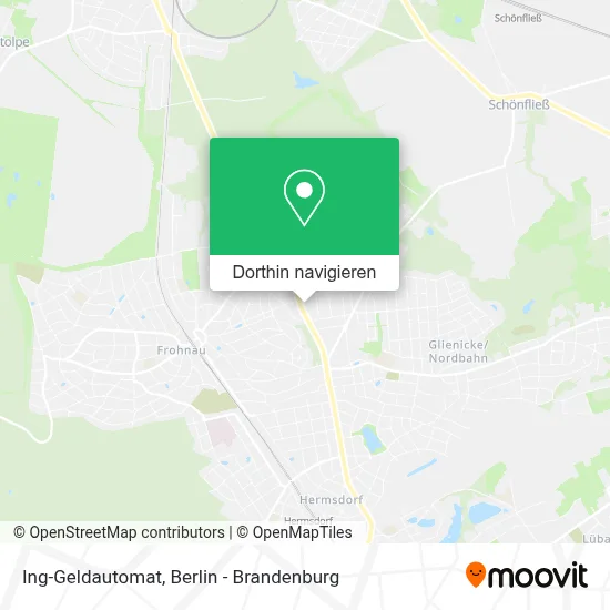 Ing-Geldautomat Karte