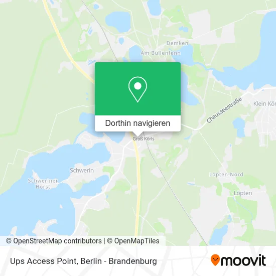 Ups Access Point Karte