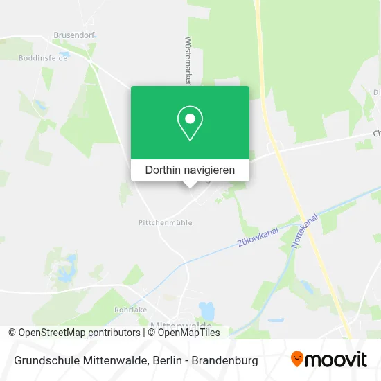 Grundschule Mittenwalde Karte