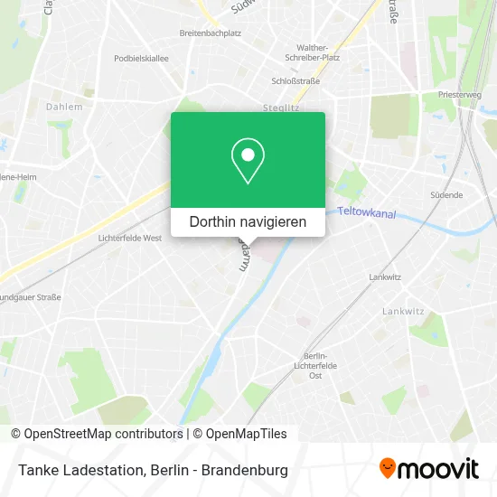 Tanke Ladestation Karte
