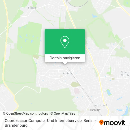 Coprozessor Computer Und Internetservice Karte