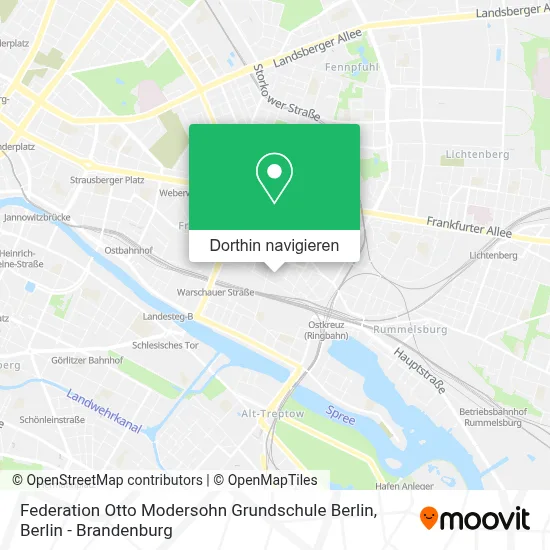 Federation Otto Modersohn Grundschule Berlin Karte