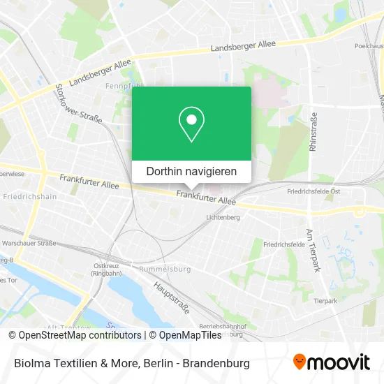 Biolma Textilien & More Karte