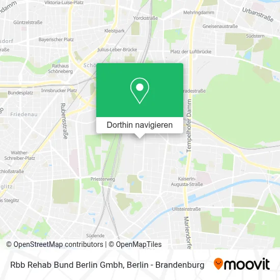 Rbb Rehab Bund Berlin Gmbh Karte