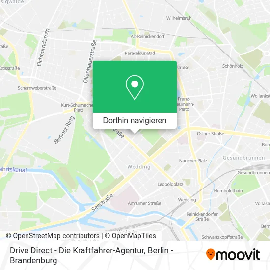Drive Direct - Die Kraftfahrer-Agentur Karte